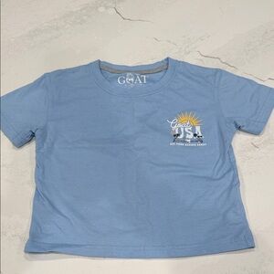 GOAT Youth crop t shirt